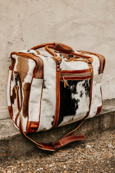 Cowhide duffle bag on sale wholesale