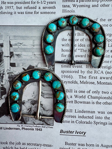 The Verde Hebillas Turquoise Buckles