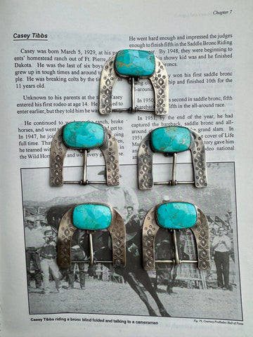 The Uno Hebillas Turquoise Buckles