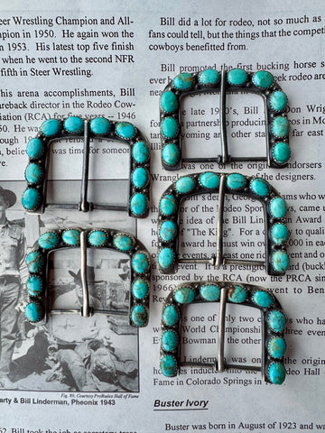 The Verde Hebillas Turquoise Buckles