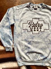 Blue Splatter Logo Sweat